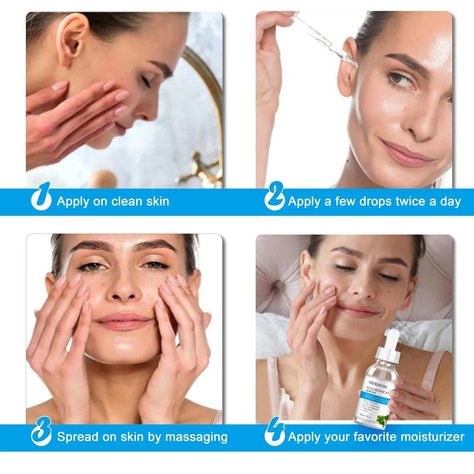 2023 Private Label Whitening & Anti-Aging Serum with Hyaluronic Acid & Vitamin C – Best Selling Face Serum