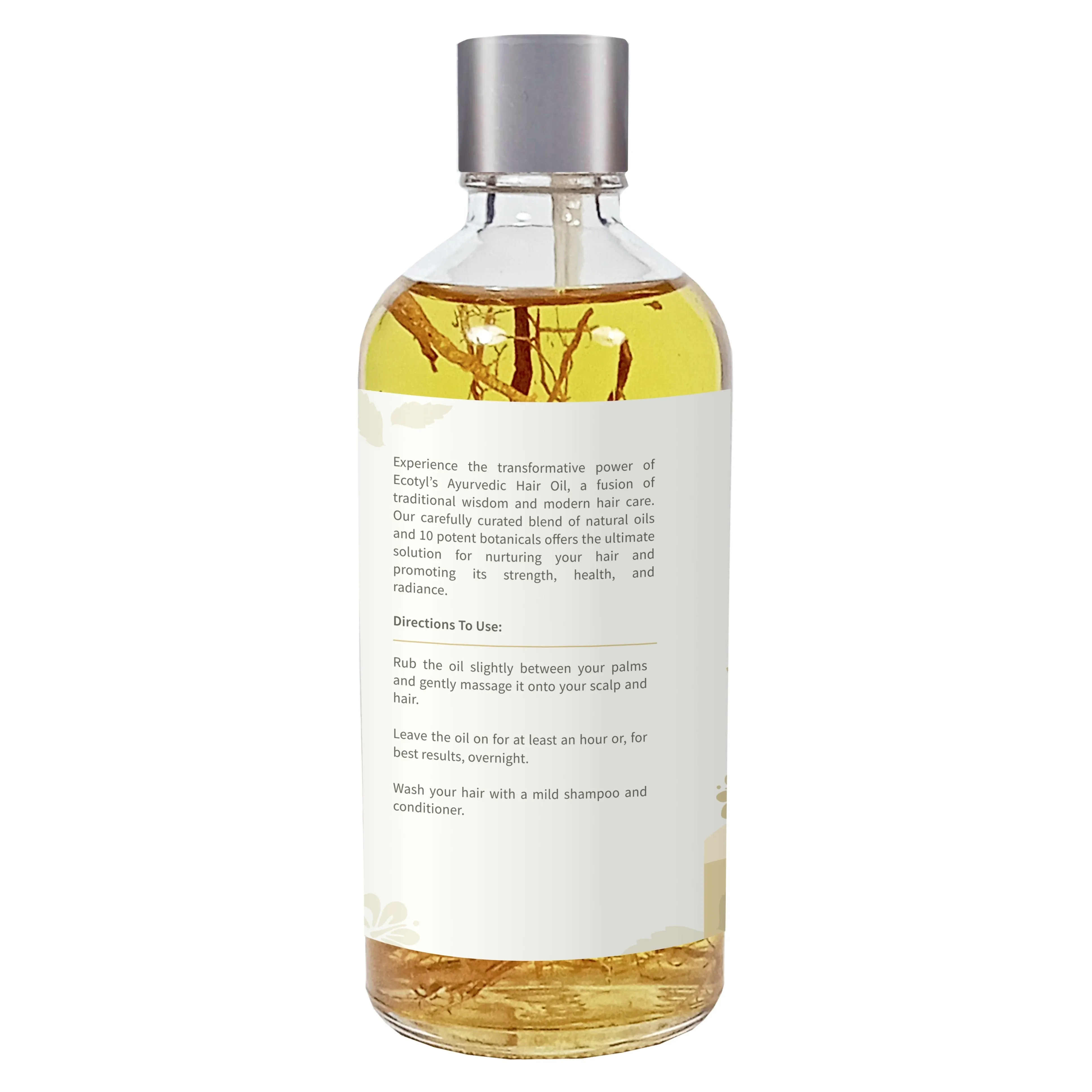 Ayurvedic Hair Oil Infused with 10  Herbs