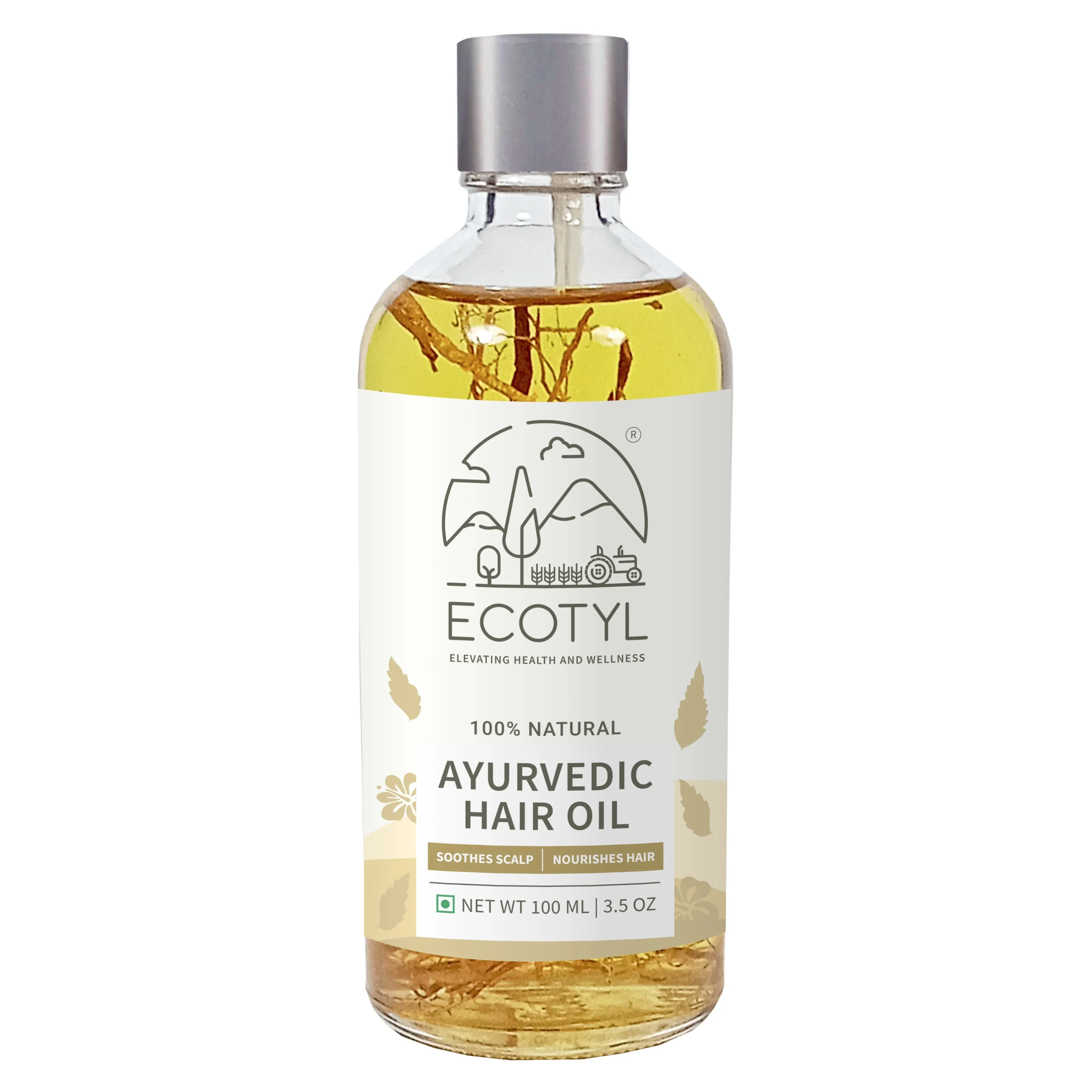 Ayurvedic Hair Oil Infused with 10  Herbs