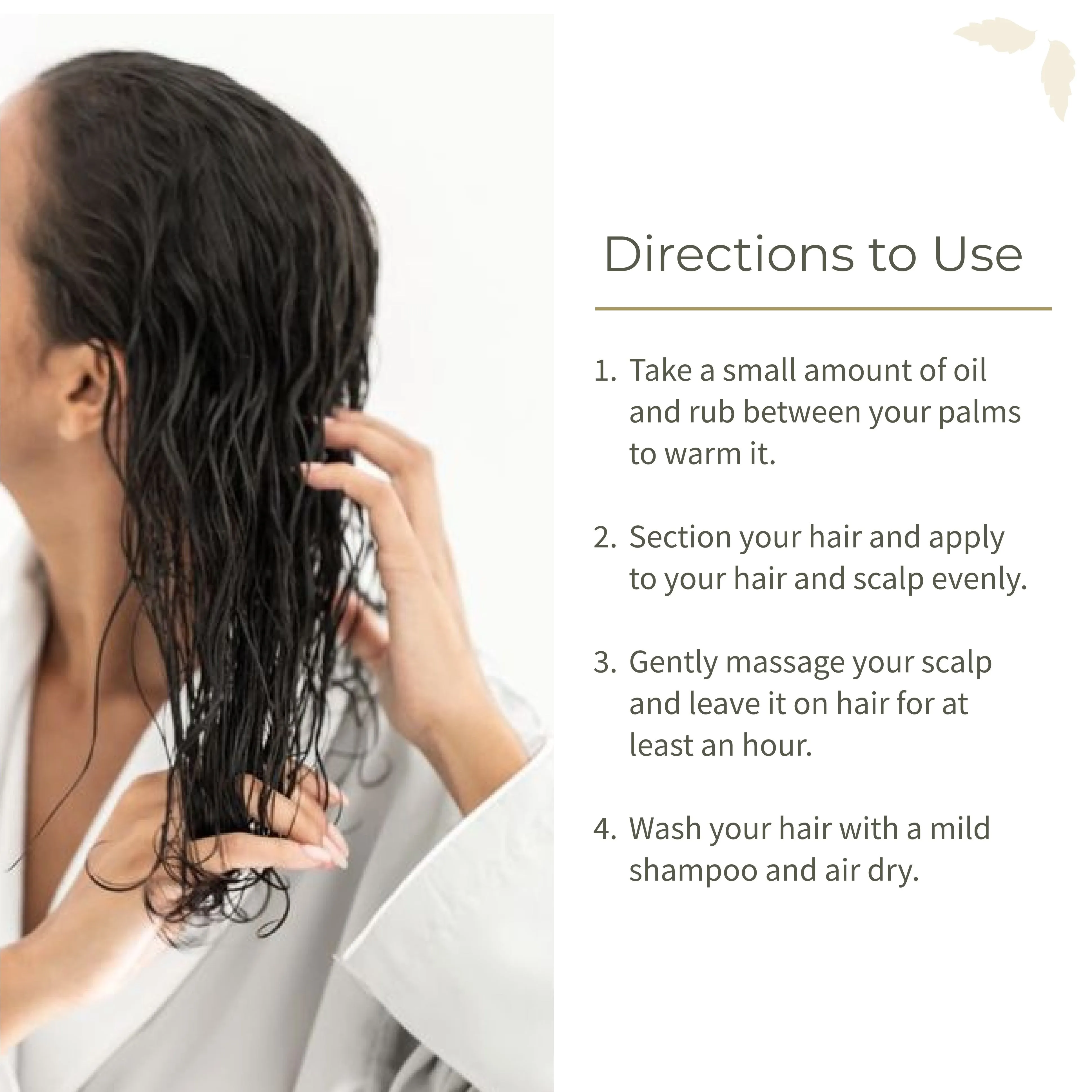 Ayurvedic Hair Oil Infused with 10  Herbs