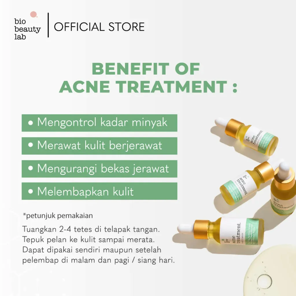 Face Oil Acne Treatment Healing