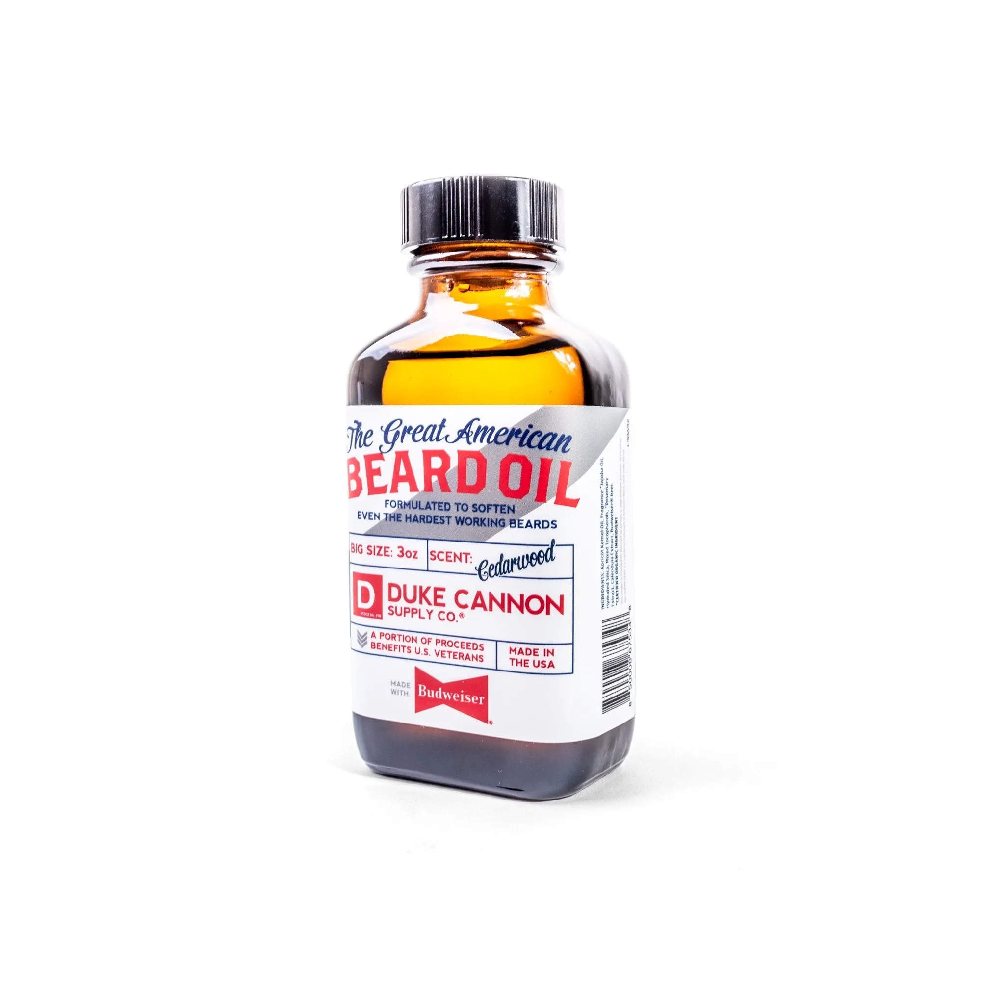 GREAT AMERICAN BEARD OIL - MADE WITH BUDWEISER