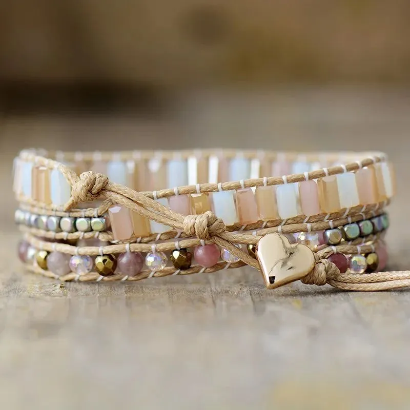 Healing Crystal Waterdrop Bracelet Collection