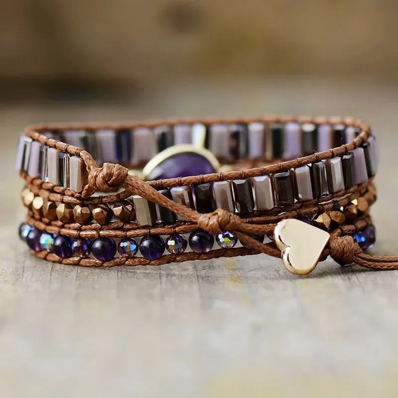 Healing Crystal Waterdrop Bracelet Collection