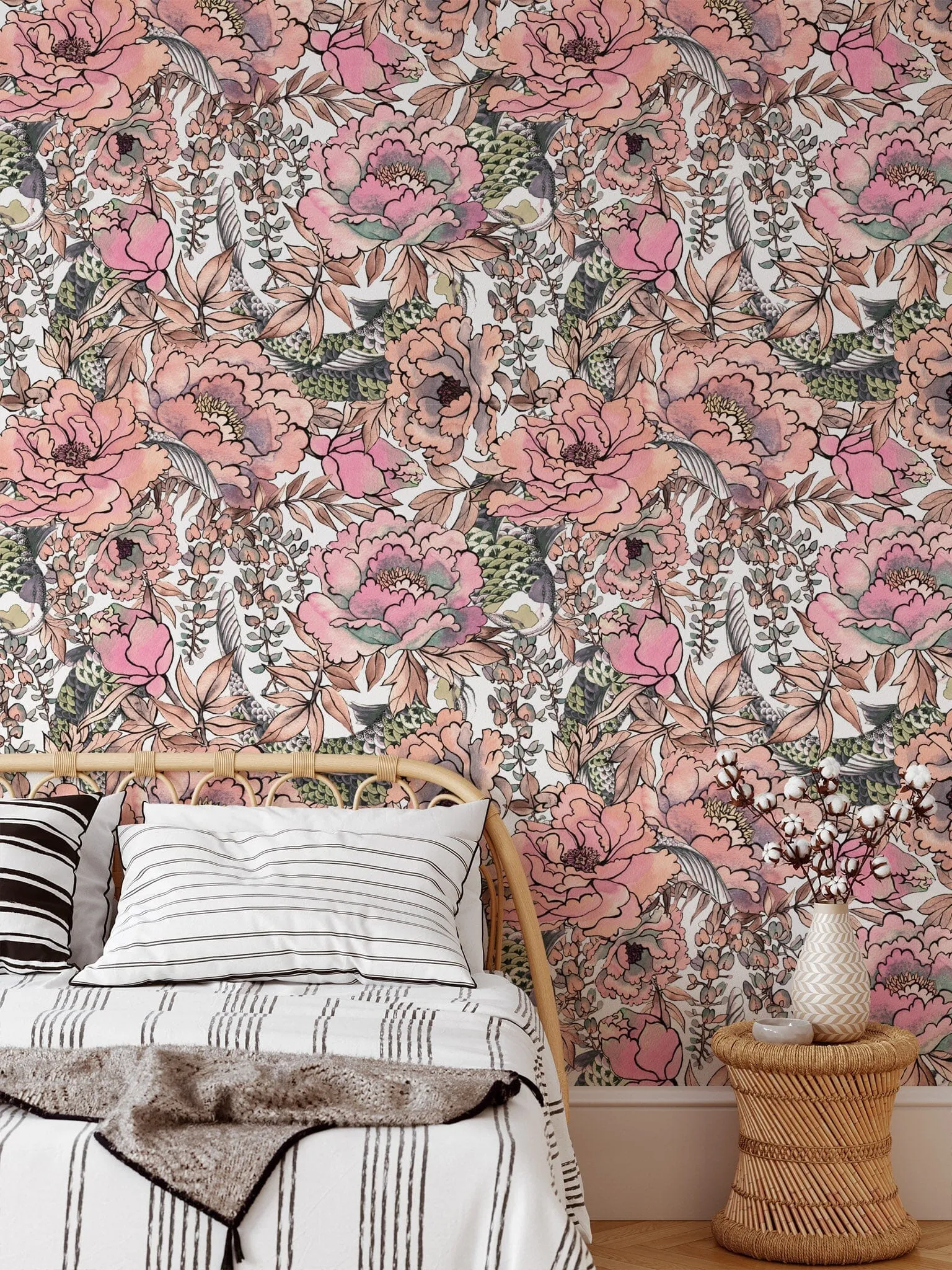 Japanese Pink Wallpaper