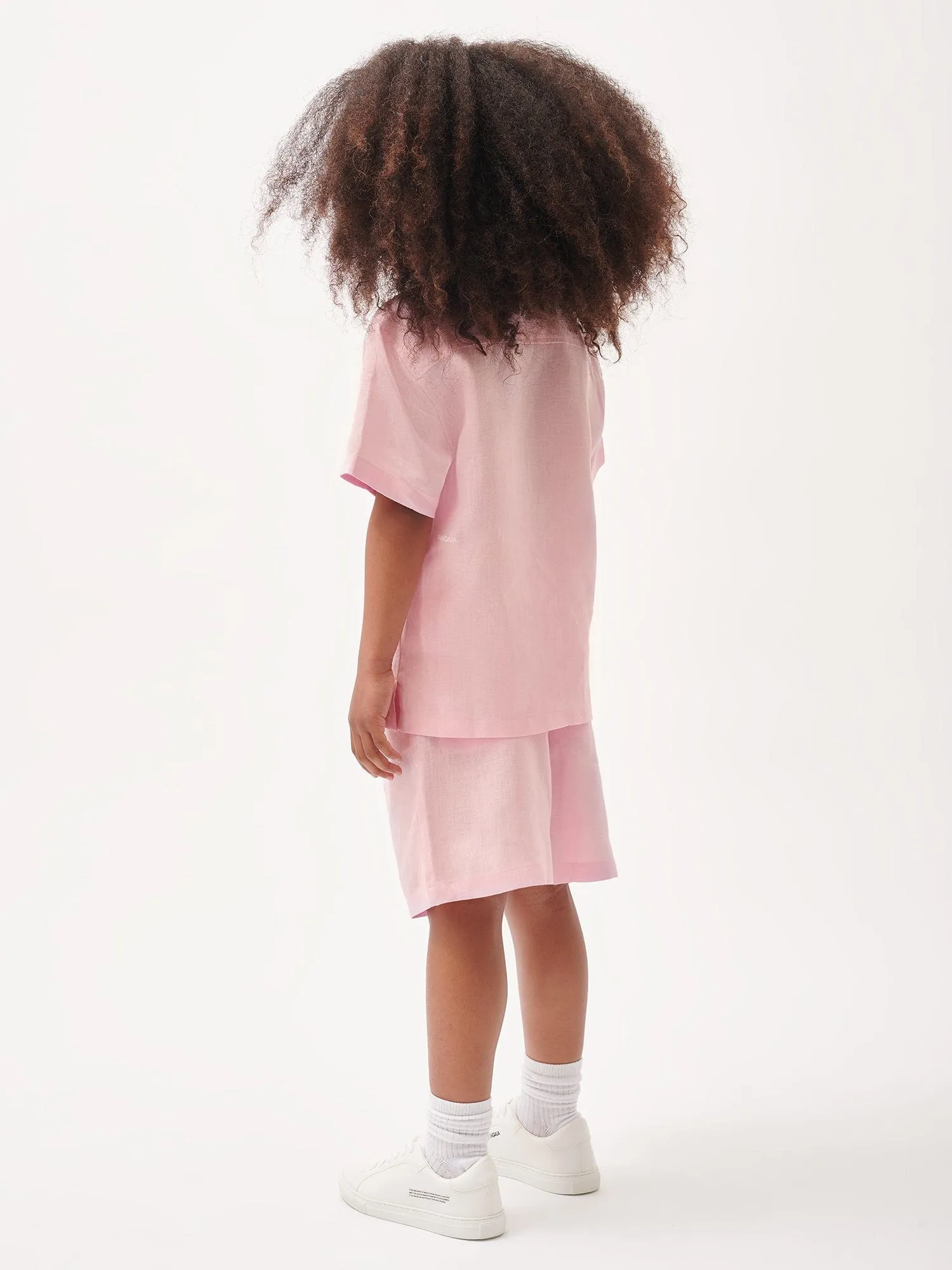 Kids' Aloe Linen Long Shortsmagnolia pink