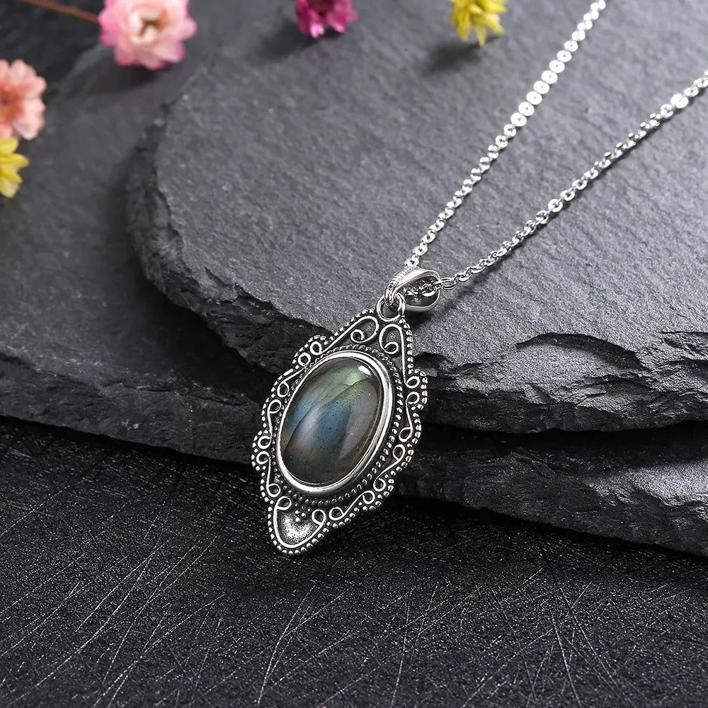 Natural Vintage Stone Necklace Collection