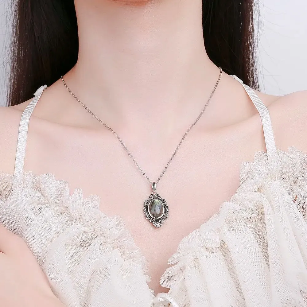Natural Vintage Stone Necklace Collection
