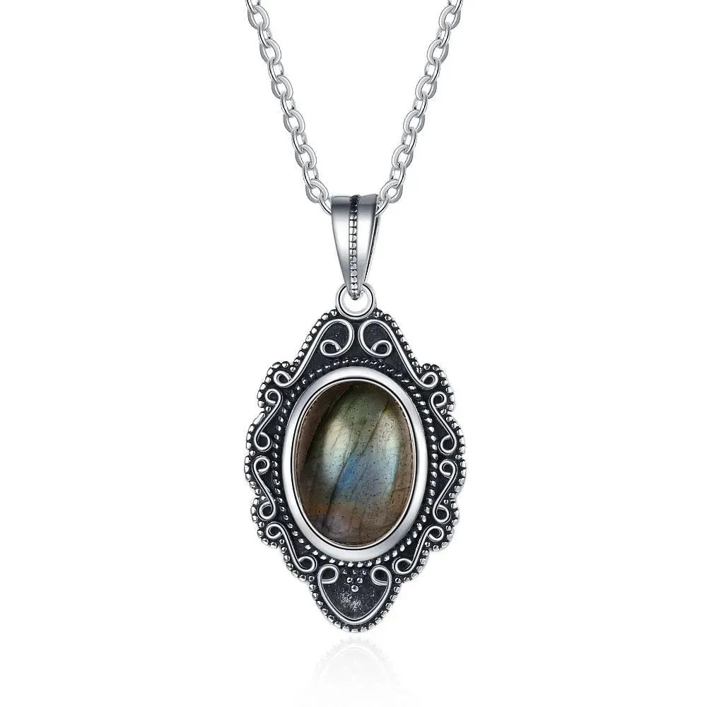 Natural Vintage Stone Necklace Collection