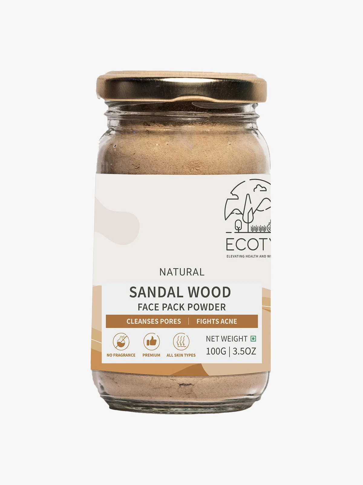 Pure Sandalwood Face Pack Powder