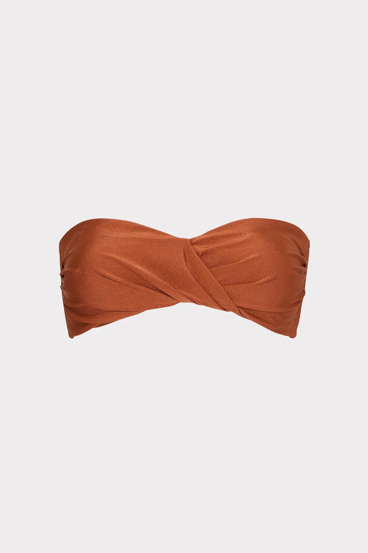 Soleil Gloss Twist Bandeau Top