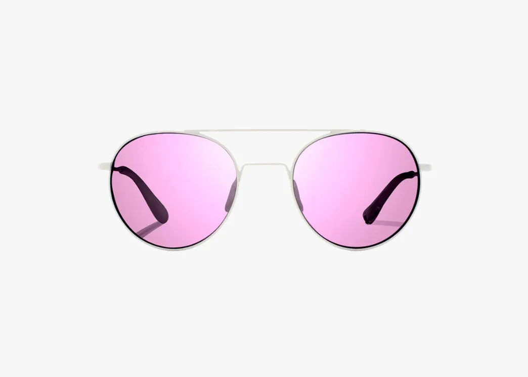 Tionia White Gloss / Rose Mirror Polycarbonate